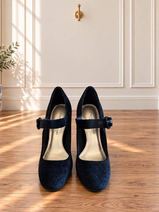 Christian Siriano Shoes - Women’s Black Mary Jane Heels